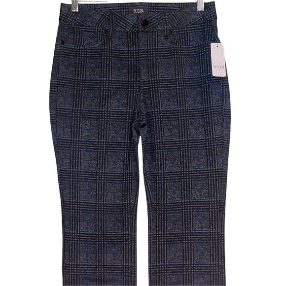 NYDJ Not Your Daughters Jeans Women Marilyn Straight Ponte Pant 8P Piedmont Gray - Picture 3 of 11